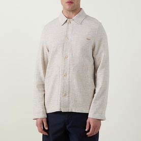 Logo Multi Textured Overshirt