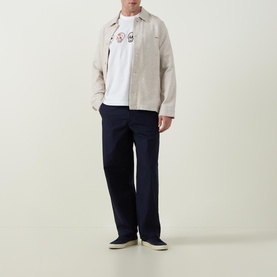 Logo Multi Textured Overshirt