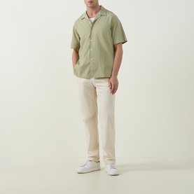 Seersucker Bowling Shirt