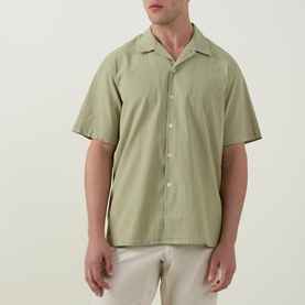 Seersucker Bowling Shirt