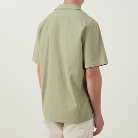 Seersucker Bowling Shirt