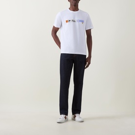 Stripe Graphic Logo T-Shirt