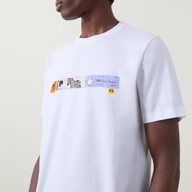 Stripe Graphic Logo T-Shirt