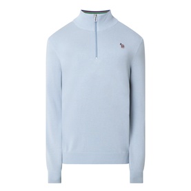 Zebra Half-Zip Sweater