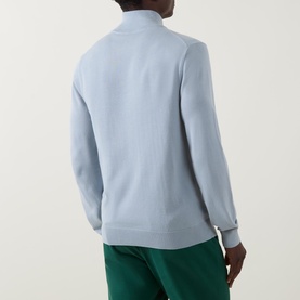 Zebra Half-Zip Sweater