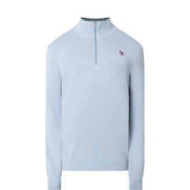 Zebra Half-Zip Sweater