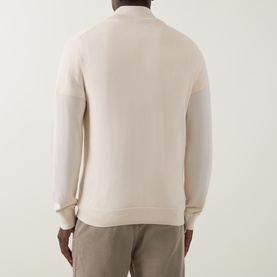 Zebra Half-Zip Sweater