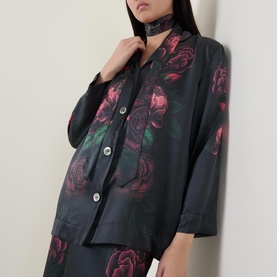R&oacute;is&iacute;n Dubh Dearg Silk Blouse