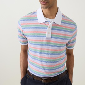 Multi Stripe Polo Shirt