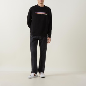 Stripe Logo Sweatshirt