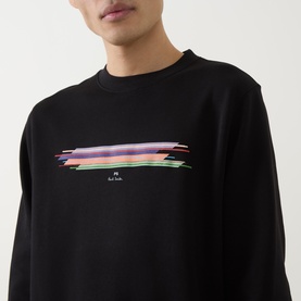 Stripe Logo Sweatshirt