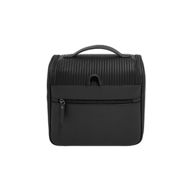 Fluted Black Large Hanging Washbag