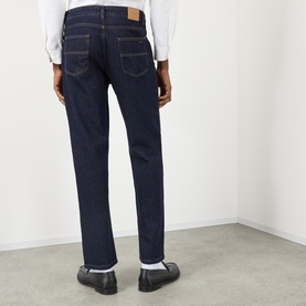 Mid-Rise Straight Leg Jeans