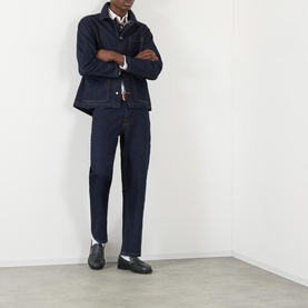 Mid-Rise Straight Leg Jeans