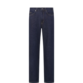 Mid-Rise Straight Leg Jeans