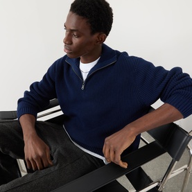 Meyer Zip Turtleneck Sweater