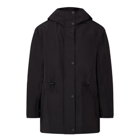 Logo Drawstring Parka Jacket