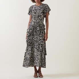 Amaia Ruffle Printed Dress