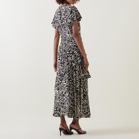Amaia Ruffle Printed Dress
