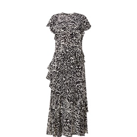 Amaia Ruffle Printed Dress