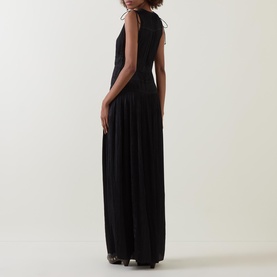 Tasneem Pliss&eacute; Gown