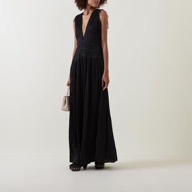 Tasneem Pliss&eacute; Gown