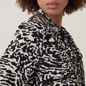 Delvine Silk Printed Blouse
