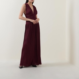 Tasneem Pliss&eacute; Gown