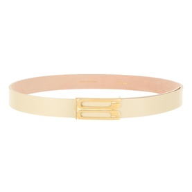 Dorian Frame Buckle Leather Belt