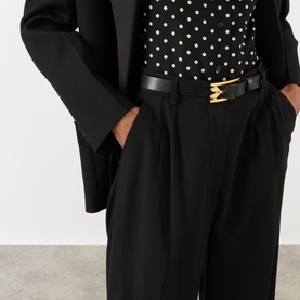 Pin Buckle Leather Belt