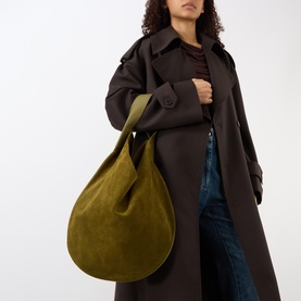 Soft Pli&eacute; Hobo Bag