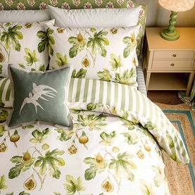 Fig Harvest Duvet Set Green