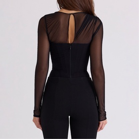 Orelia Draped Bodysuit