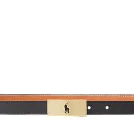 ID Pony Logo Reversible Leather Belt