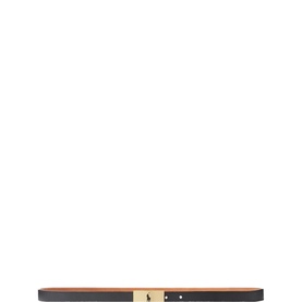 ID Pony Logo Reversible Leather Belt