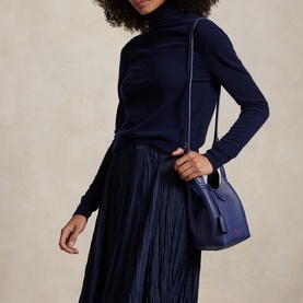 Play Leather Small Crossbody Tote Bag
