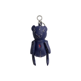 Bear Pony Logo Leather Bag Charm