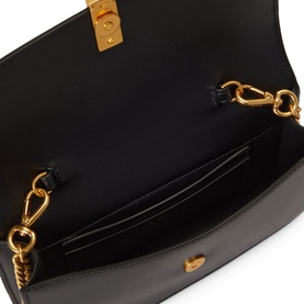 ID Leather Chain Wallet Bag