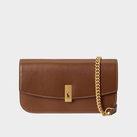 ID Leather Chain Wallet Bag