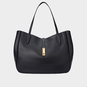 ID Leather Large Tote Bag