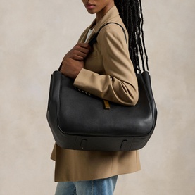 ID Leather Large Tote Bag