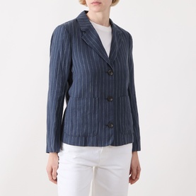 Alita Pinstripe Blazer