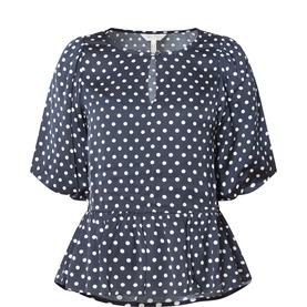 Azelia Polka Dot Blouse