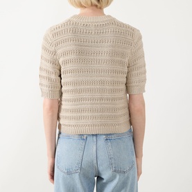 Angeline Textured-Knit Cardigan