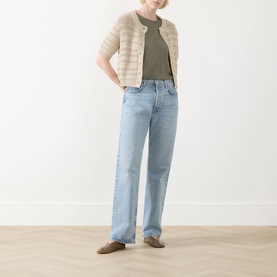 Angeline Textured-Knit Cardigan