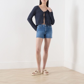 Rosefina Open-Knit Cardigan