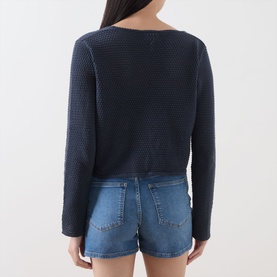 Rosefina Open-Knit Cardigan