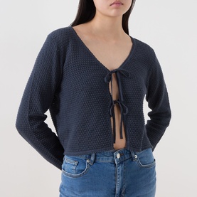 Rosefina Open-Knit Cardigan
