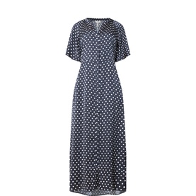 Alaja Polka Dot Shirt Dress