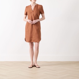Aminase Linen Dress